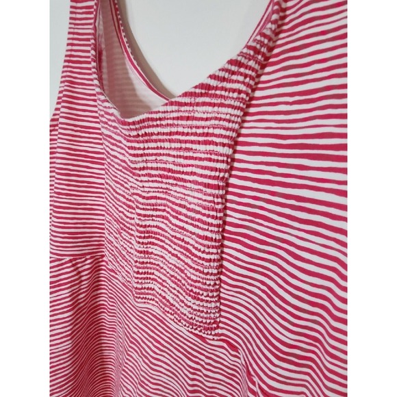 Old Navy Maternity Women's Size XL Dress Red Sleeveless Stripe - Picture 3 of 6